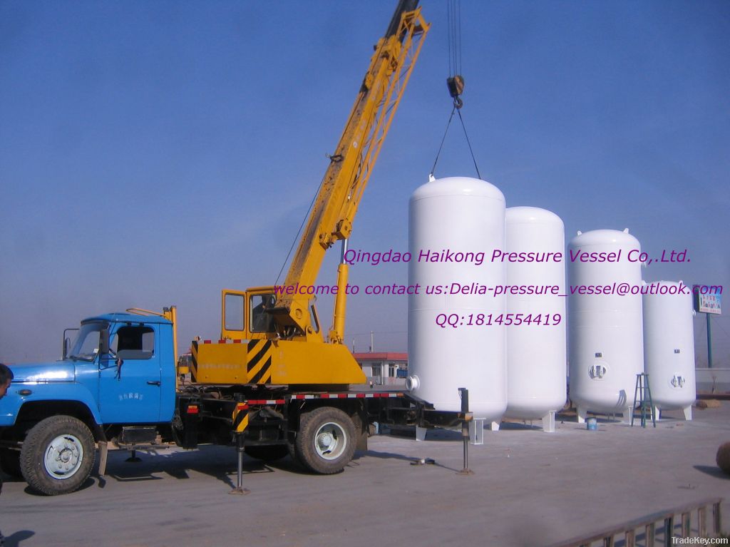 Vertical Liquefied petroleum gas storage container