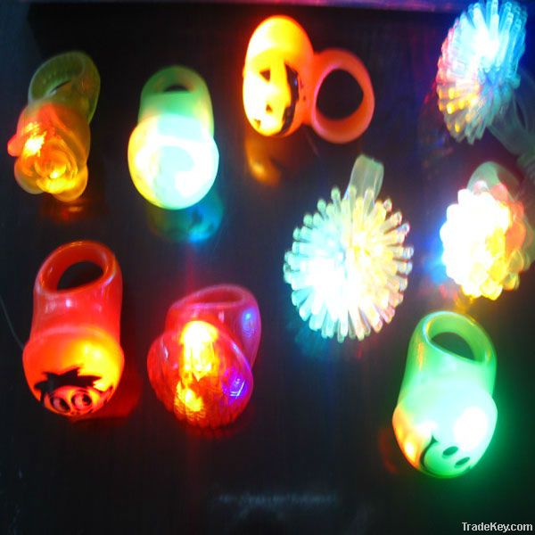 TPR flashing ring toy for kids