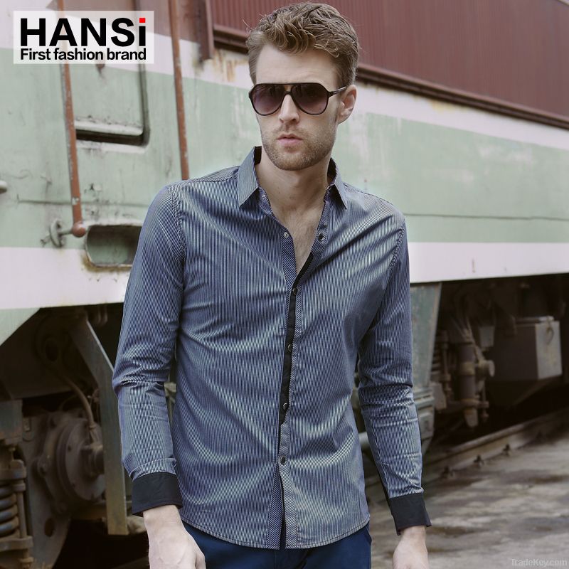 2013 fashion custom made man shirt