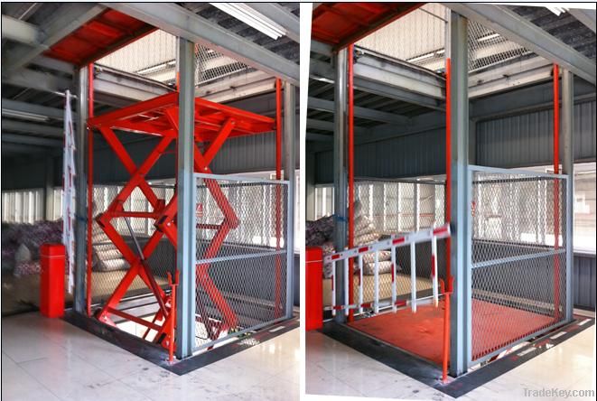 stationary scissor lift platfrm