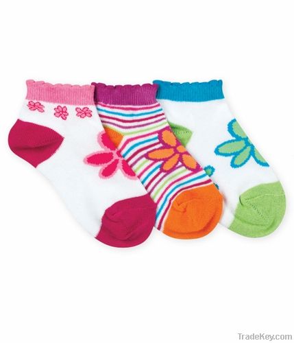 girl sock, children cotton sock, lovely sock, cute sock