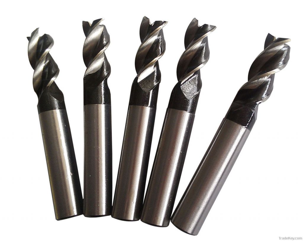 End mills with straight shank, Parallel shank end mills, milling cutte