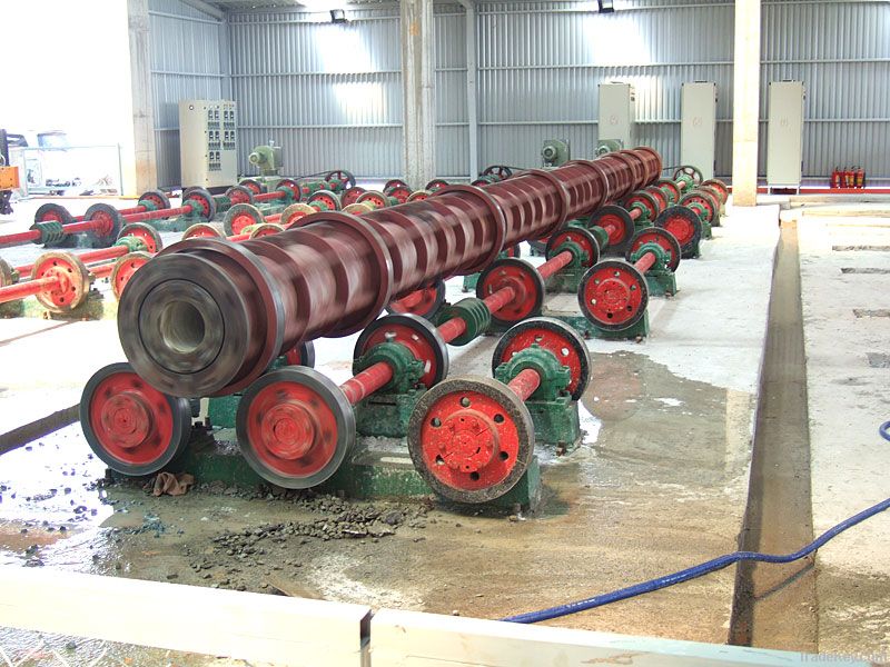 spun concrete pole making machine