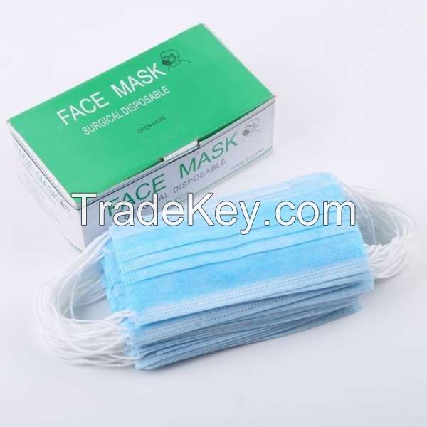 3ply medical surgical face masks with earloop 