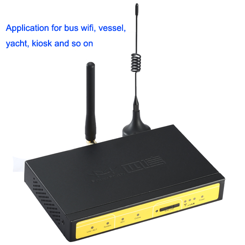 F3424 M2M Industrial Wifi modem router for bus wifi, vessel, yacht, kiosk 