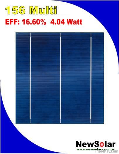 156 Multi 3BB  B grade16.6 solar cell