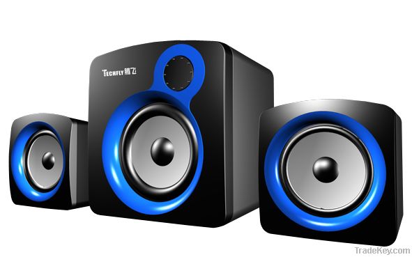 Hot sale ! 2.1 usb power speaker for computer/DVD/MP3/Ipod/laptop ! lo