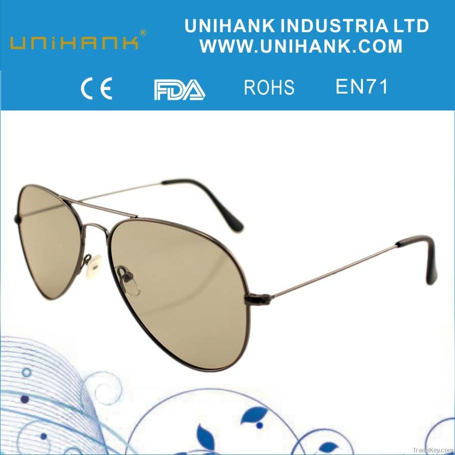 high quality metal frame polarized 3D glasses for 3D normal TV