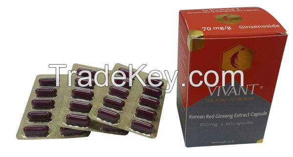 Korean Red Ginseng Extract Capsule - LA VIVANT