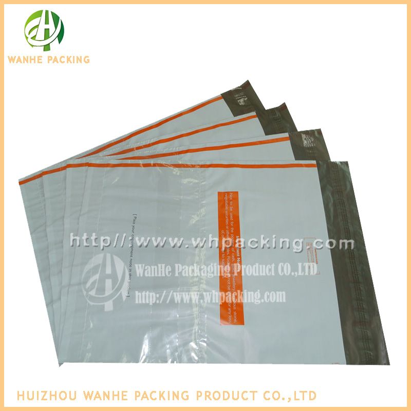 LDPE packing  mail Bags for hospital with permanent tape