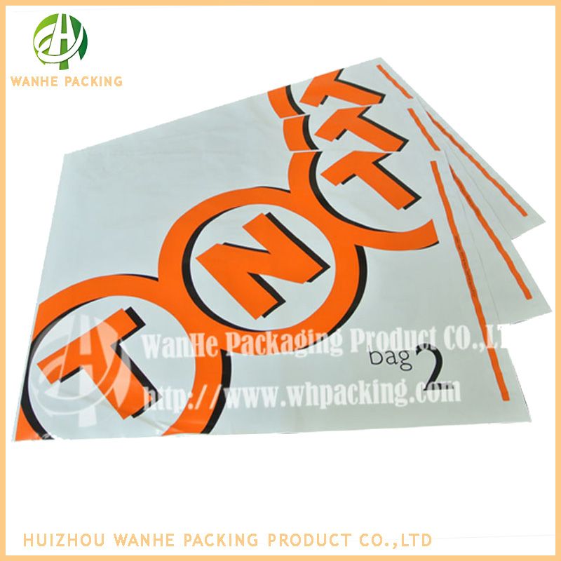 LDPE packing  mail Bags for hospital with permanent tape