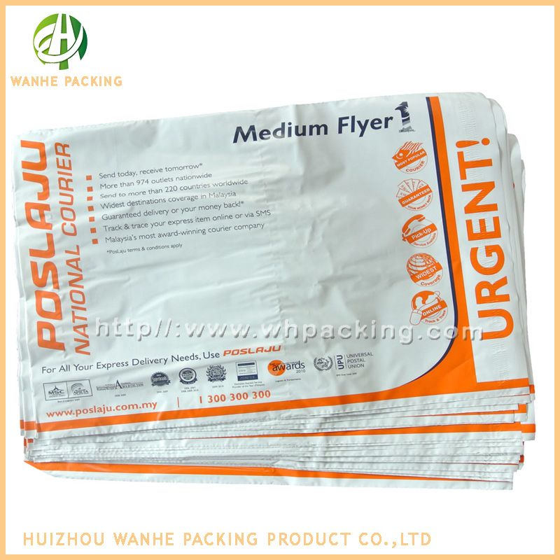 self adhesive plastic  PE polyethylene postal mailing bag
