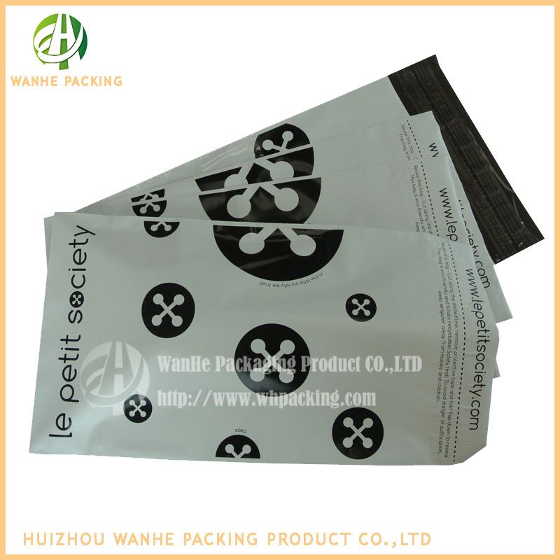 LDPE packing  mail Bags for hospital with permanent tape