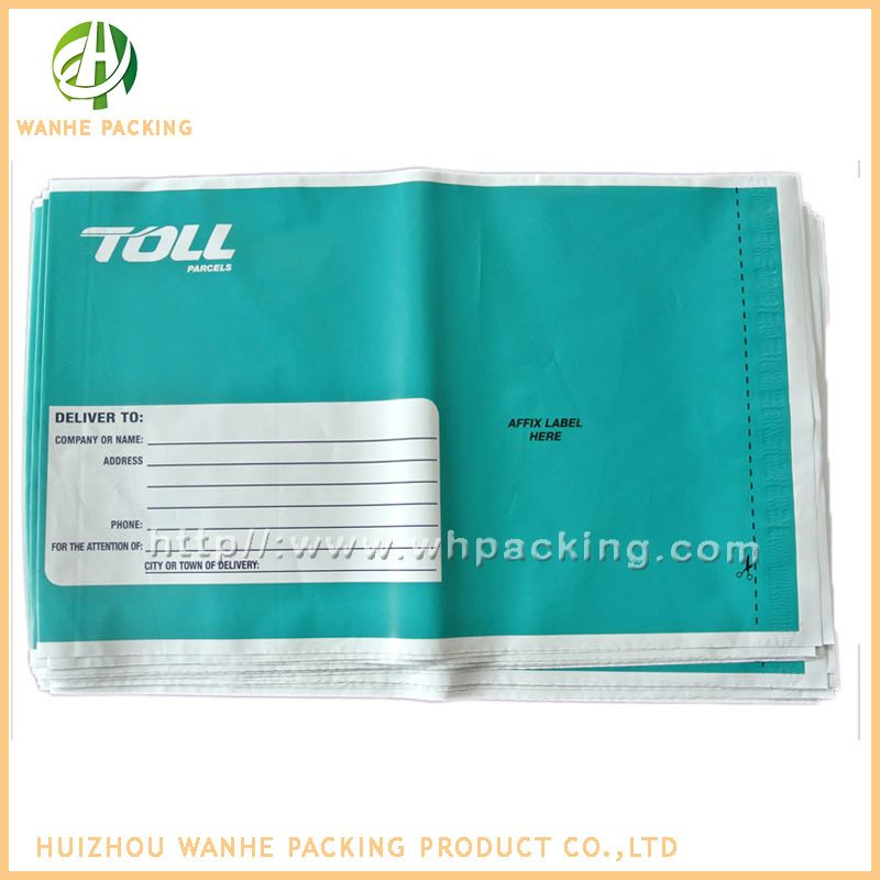 self adhesive plastic  PE polyethylene postal mailing bag
