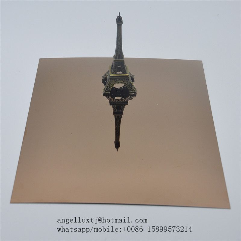 Foshan Factory 201 304 Mirror Stainless Steel Sheet with PVD Color Coated