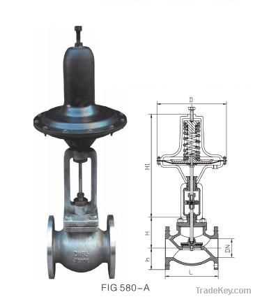 Pneumatic diaphragm valve FIG 580