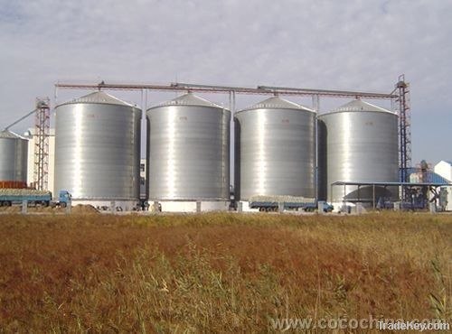 steel silo for grain storage