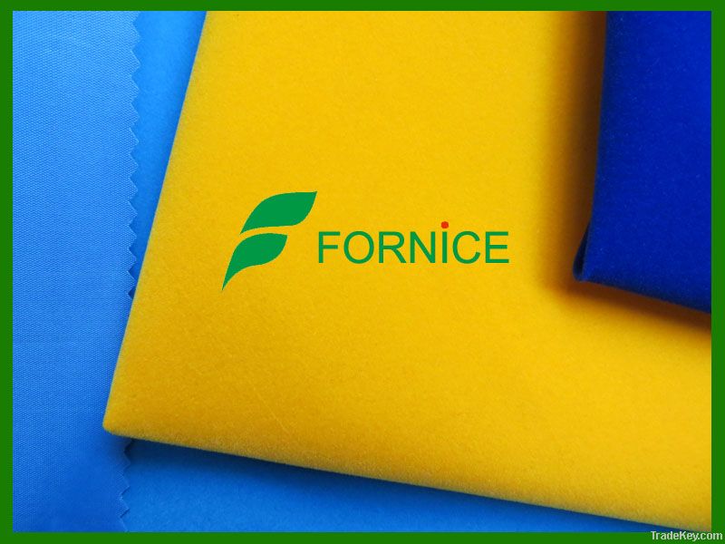 100%nylon flocking/ flocked fabric/ zeer velvet for package