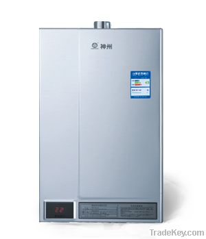 Forced exhaust  gas water heater