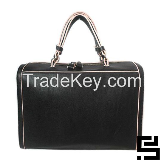 Plain Duffel Handbag Structured Fashion Bag from China Factory