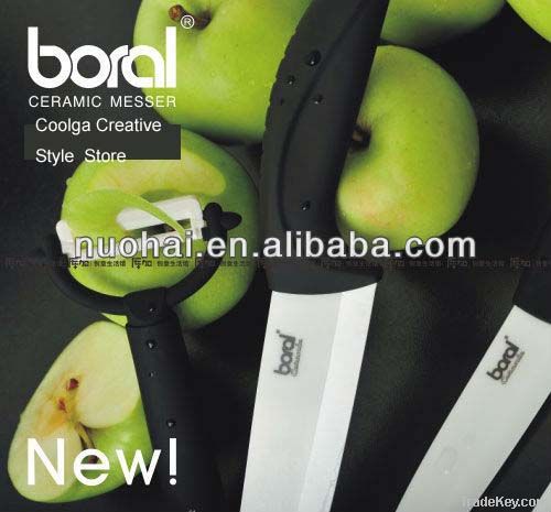 7'' Family Union Handle Series Ceramic Kitchen Knife and Peeler