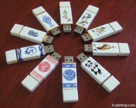 Promotional Gift Ceramic Usb Flash Drive