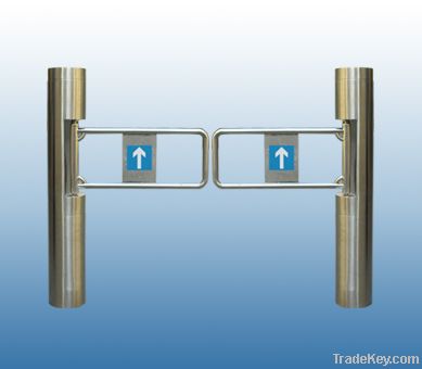 Upright swing turnstile