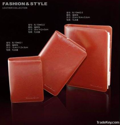 notebook , leather collection