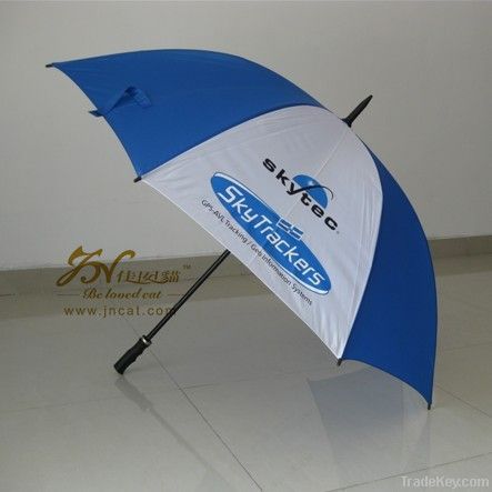 Metal shaft and Plastic handle Straight Umbrella