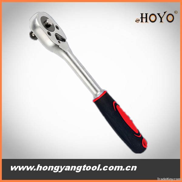 1/2&quot;, 3/8&quot;, 1/4&quot;-24Teeth quick release ratchet wrench for car repairing