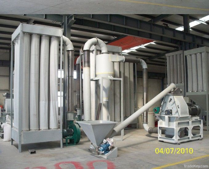 WPC wood powder production line