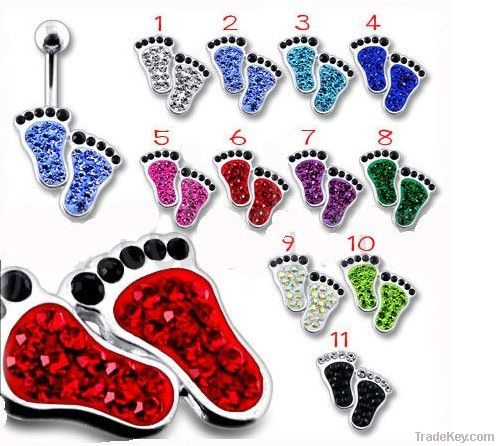 Stainless steel body jewelry black plated labret rings