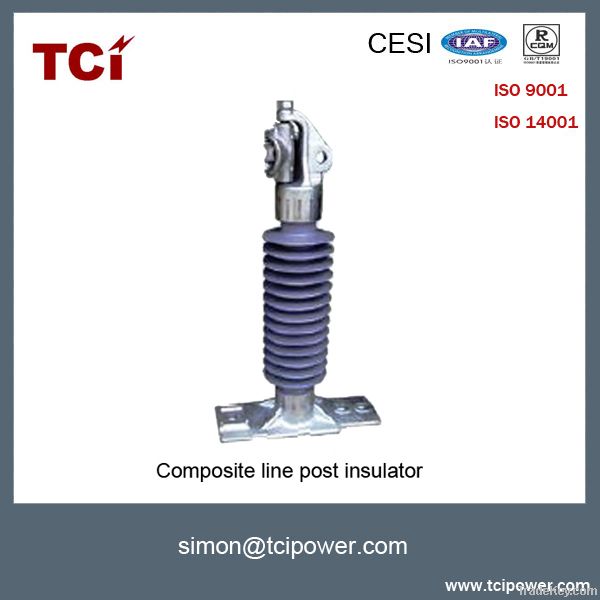 Composite line post insulator