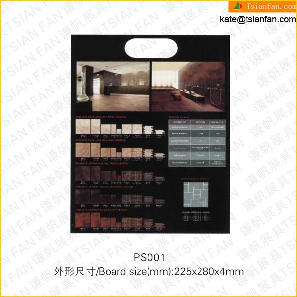 PS001 Tile MDF Display Sample Board for Stone