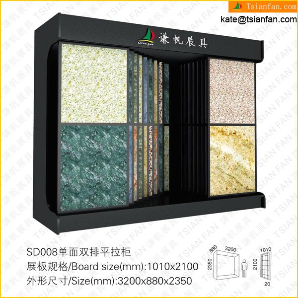 SD008 Granit Marble Stone Display Rack