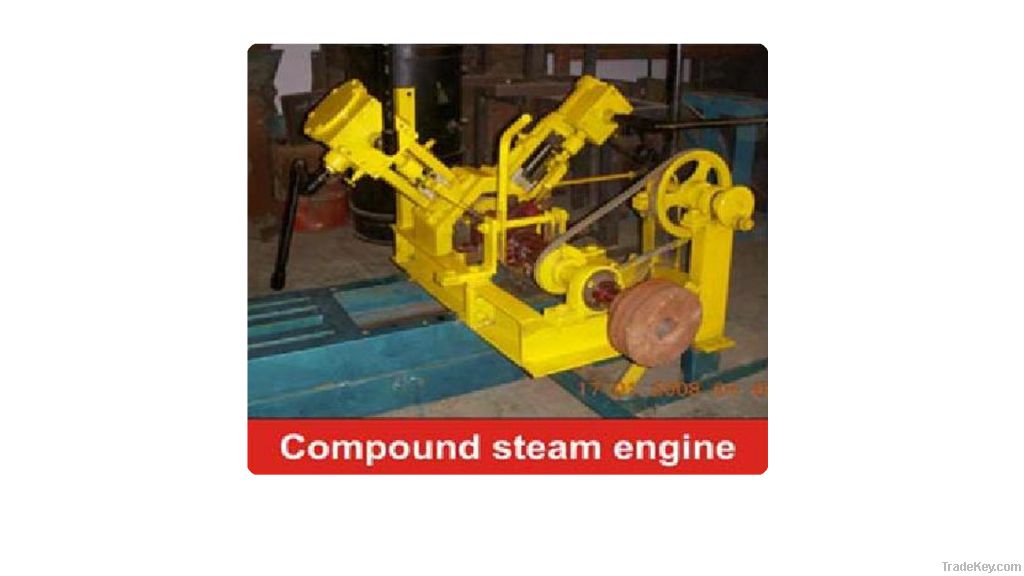 Single cylinder double acting steam engine