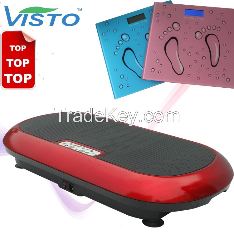 ultrathin body slimmer power plate power board crazy fit massage vibration plate