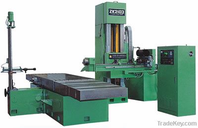 CNC horizontal deep hole gun drilling machine