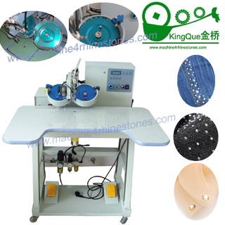 Automatic rhinestone setting machine