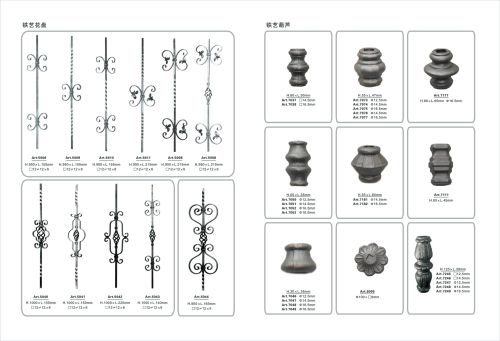 Wrought Iron Collars and Bushes for Balustrades&Handrail 