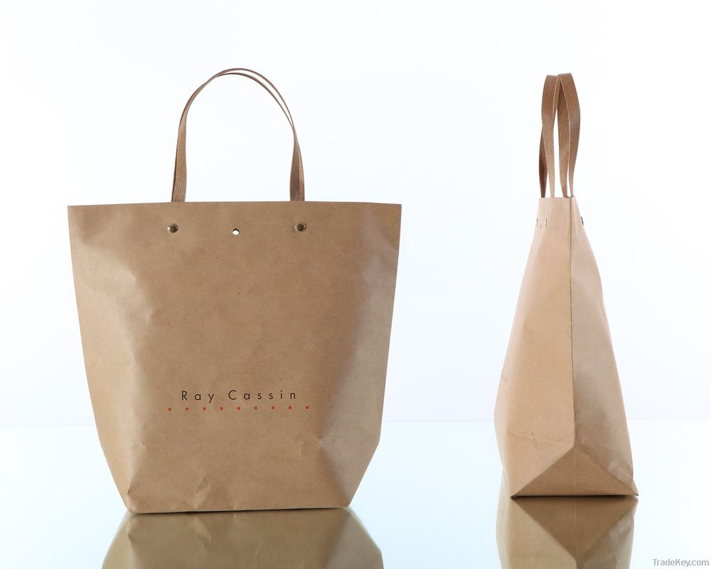 Kraft paper bag for clothing