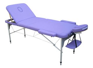 Portable aluminum massage table