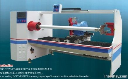 Single shaft auto roll cutting machine