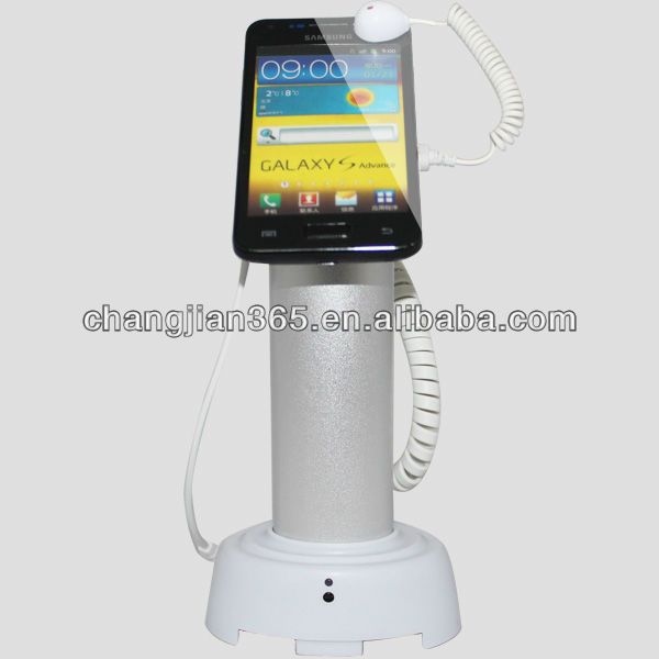 Security alarm & Charging mobile displays holders