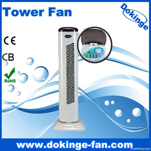 2013 hot sell 29&quot; remote controlled tower fan with ABS body