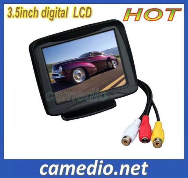 3.5inch digital rear view car LCD  monitor