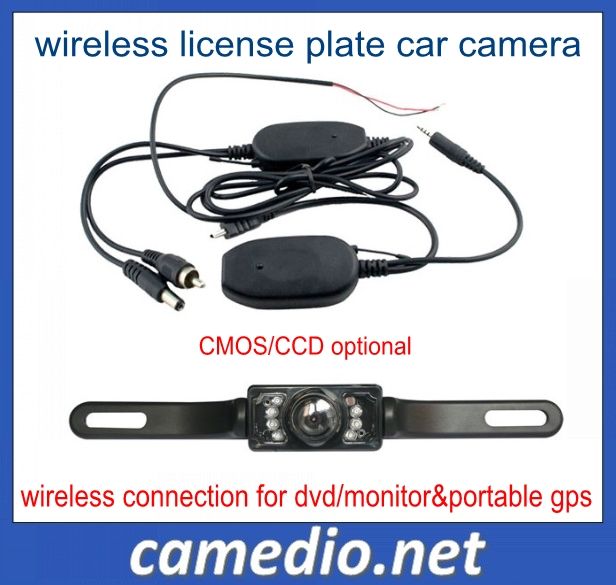 night vision wireless car car reversing  rearview  backup camera connecting with portable gps