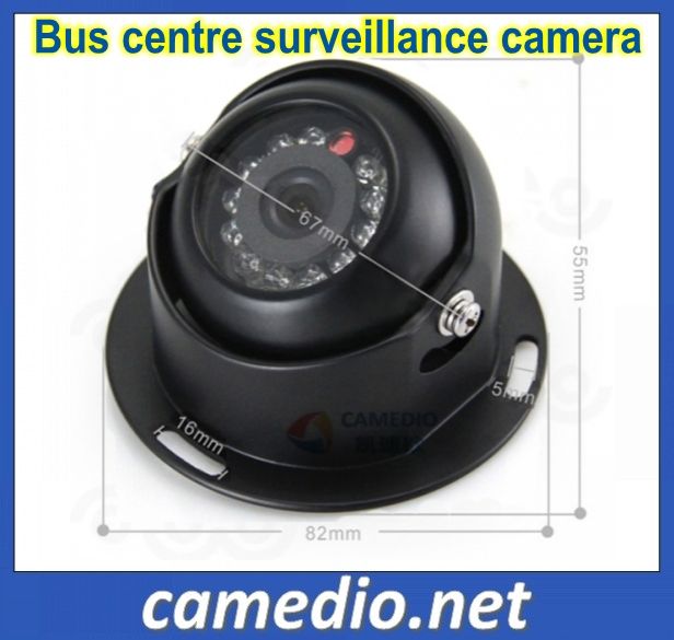 Waterproof night vision CCD bus centre surveillance camera 628