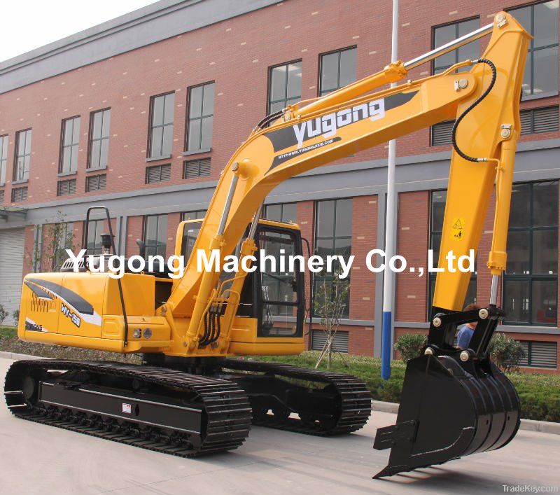 15tons crawler excavator WY150 digger machine with 0.52 digging bucket