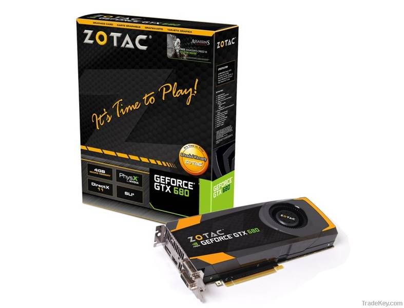 ZOTAC NVIDIA GeForce GTX 680 GTX680 Desktop Graphics Video Card